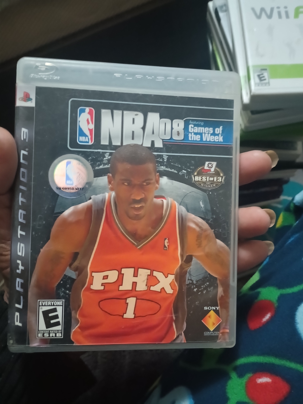 NBA 08 PlayStation 3 - Orange & Black Phoenix Cover